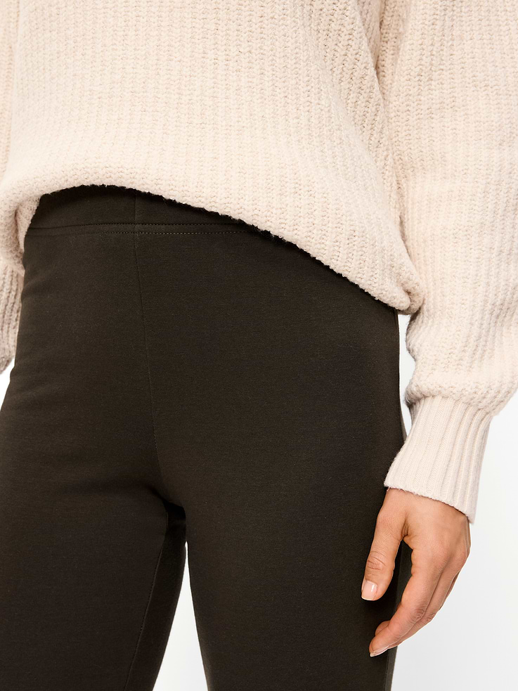 Image 4 de 4, Legging évasé à taille haute à doublure en molleton