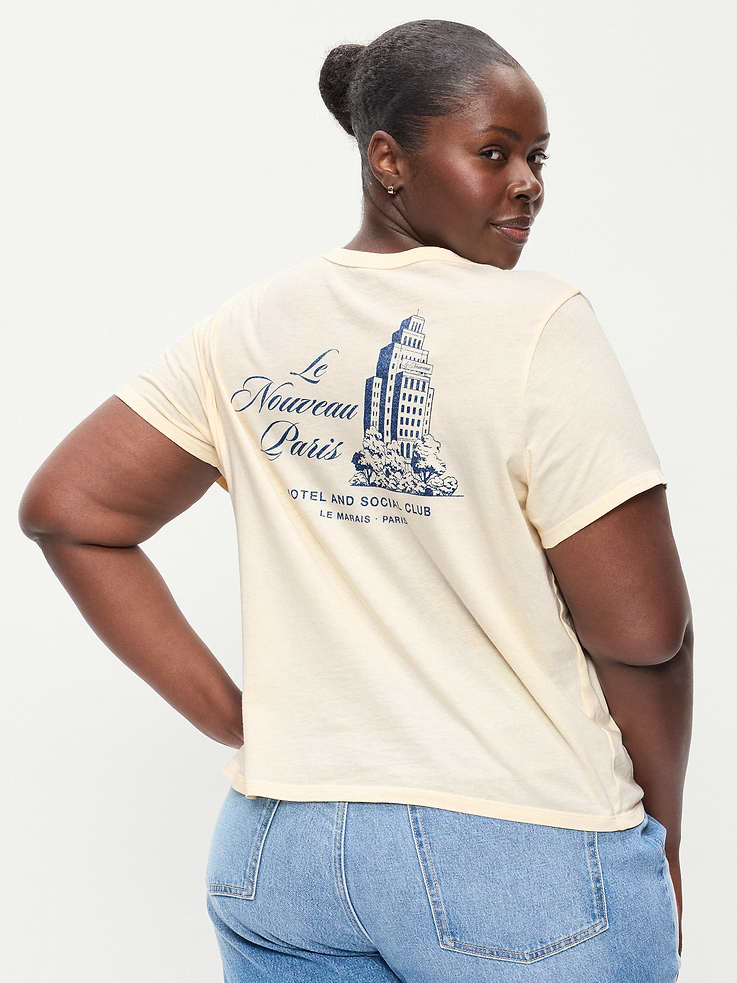 Image 8 of 8, EveryWear Crew-Neck Graphic T-Shirt