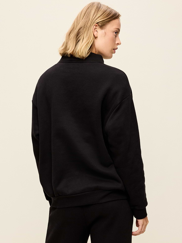 Image 2 of 8, Baseline Fleece Mock-Neck Sweater