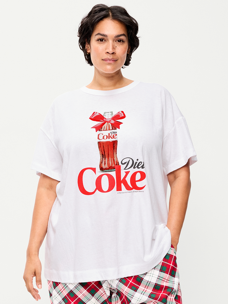 Image 8 of 9, Diet Coke® Oversized Tunic T-Shirt