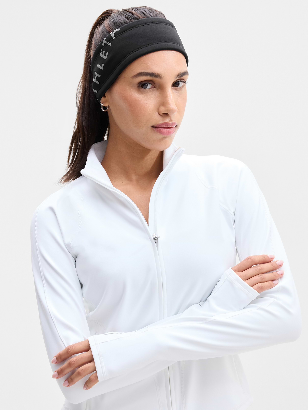 Image 1 of 2, FOR: Your toughest cold-weather training sessions, FEEL: Plush SuperSonic has a brushed interior with supportive compression, FAVE: Reflective logo for added visibility, Ribbing provides extra comfort, Product #1179307