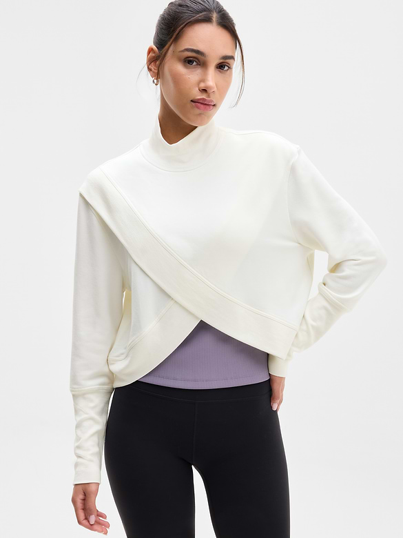 Coaster Luxe Mock Neck Sweatshirt