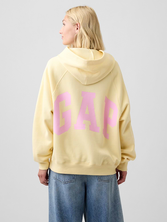 Oversized Gap Logo Hoodie