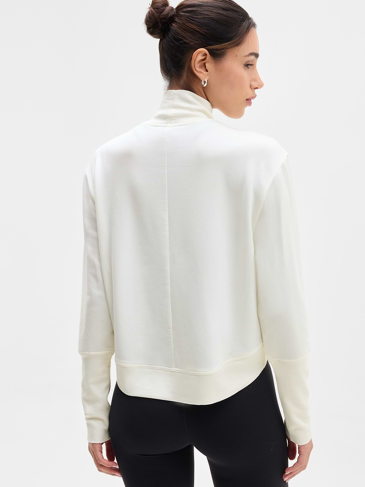 Image 3 of 6, Coaster Luxe Mock Neck Sweatshirt