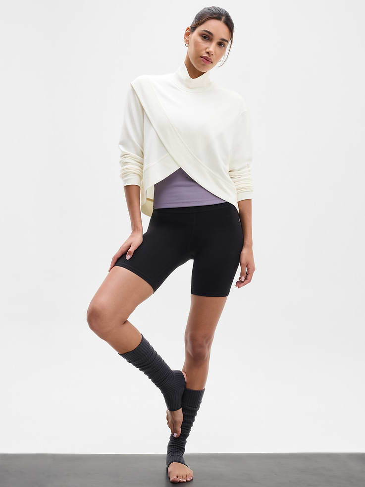Image 2 of 6, Coaster Luxe Mock Neck Sweatshirt