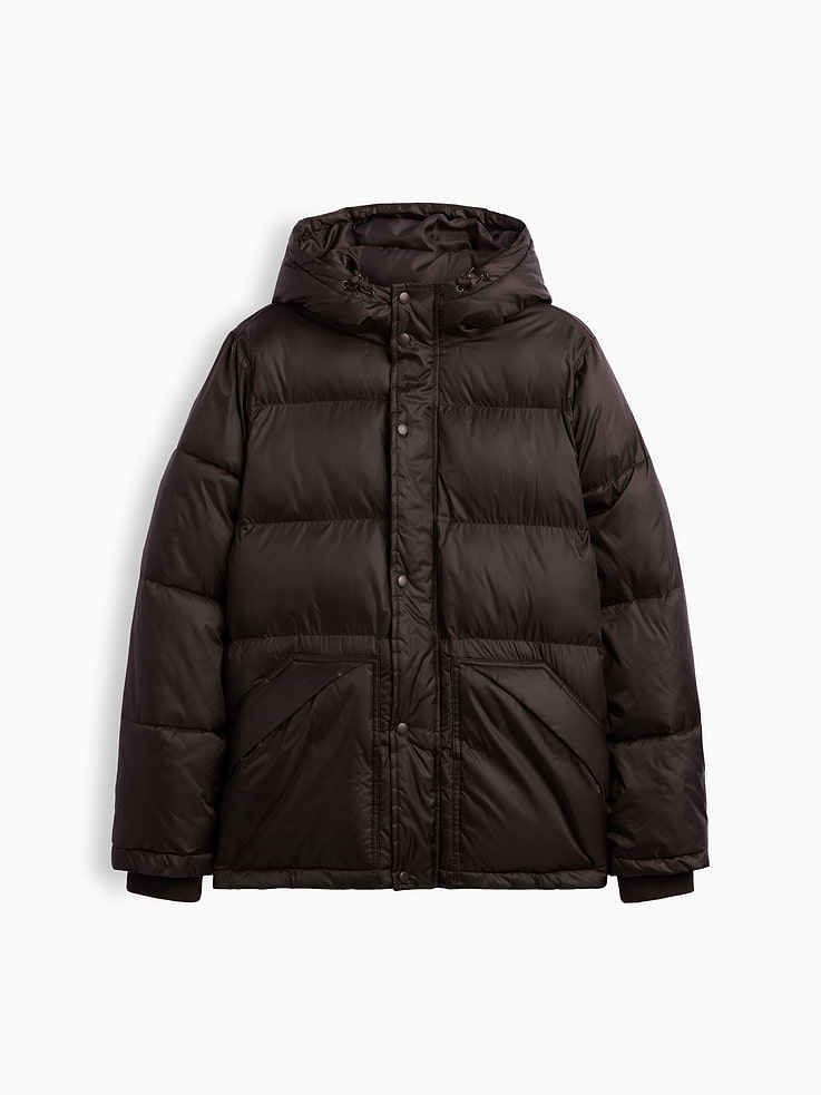 Image 5 of 5, 100% Recycled Relaxed Puffer Jacket