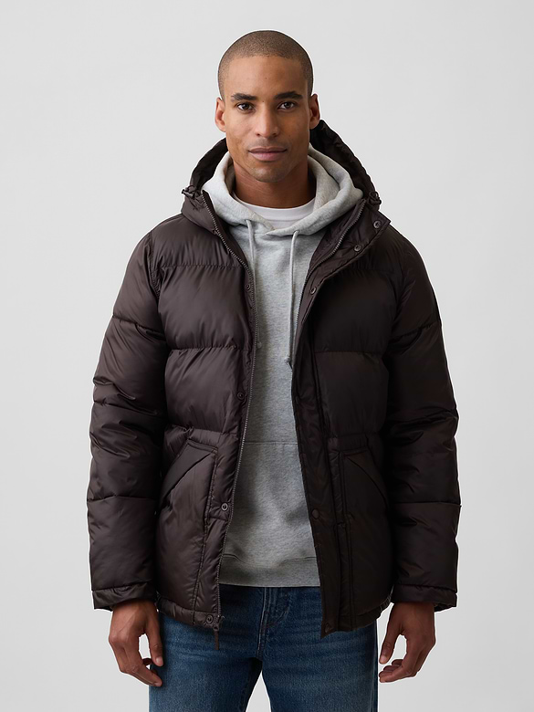 100% Recycled Relaxed Puffer Jacket