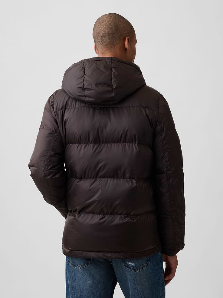 Image 2 of 5, 100% Recycled Relaxed Puffer Jacket