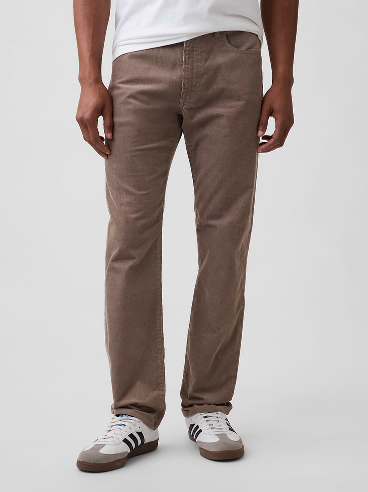 Image 3 of 6, Straight Corduroy Pants