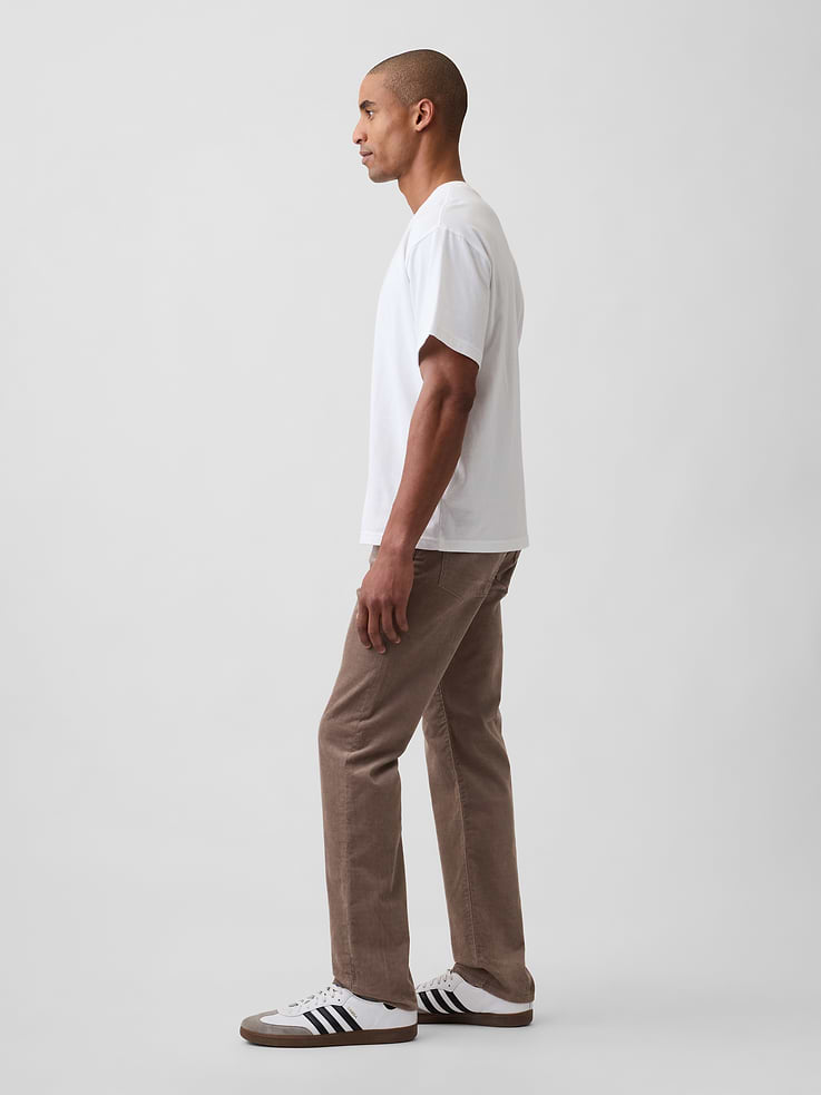 Image 4 of 6, Straight Corduroy Pants