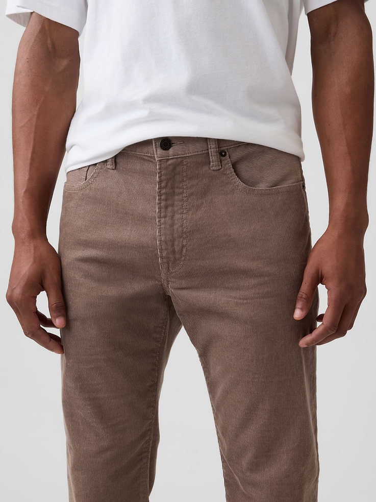 Image 5 of 6, Straight Corduroy Pants
