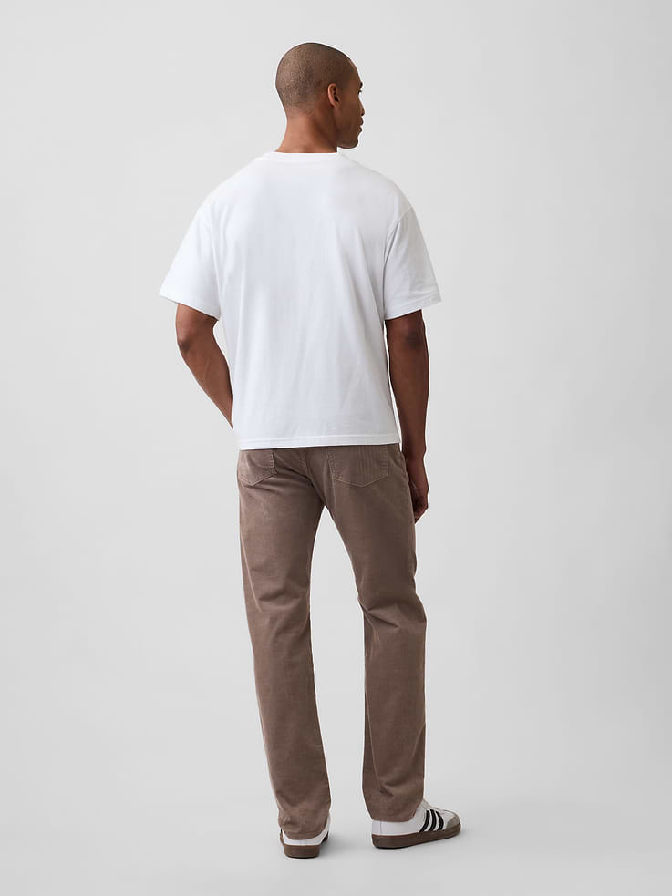 Image 2 of 6, Straight Corduroy Pants