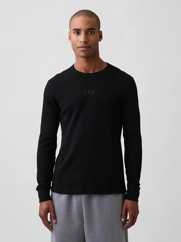 Gap Mini-Logo Waffle-Knit T-Shirt