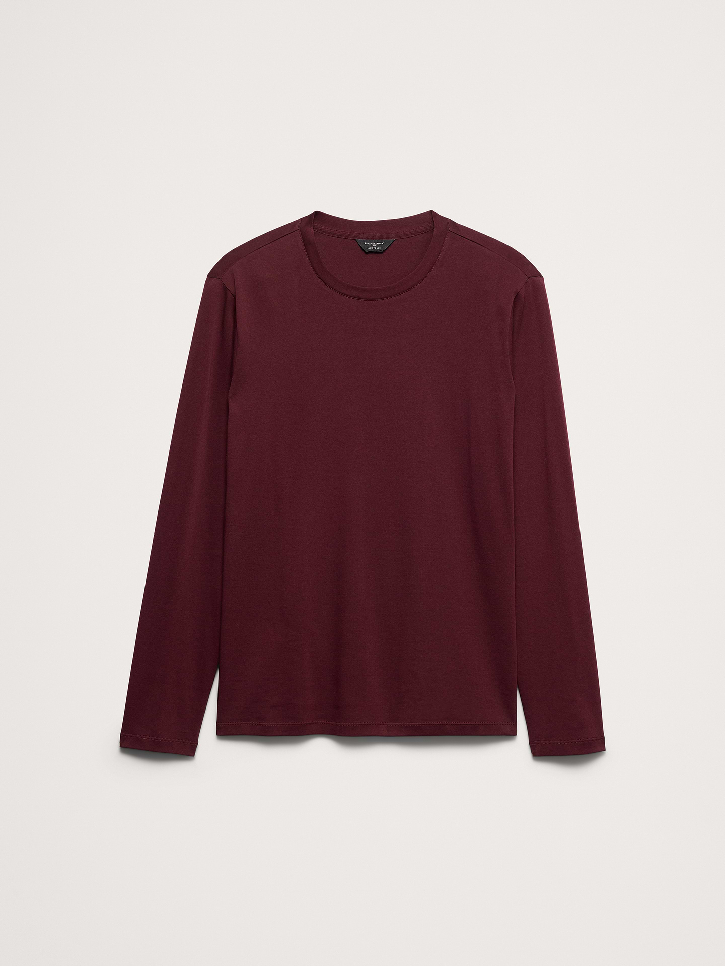 Image 4 of 7, Slim-Fit Luxe Touch Long-Sleeve T-Shirt