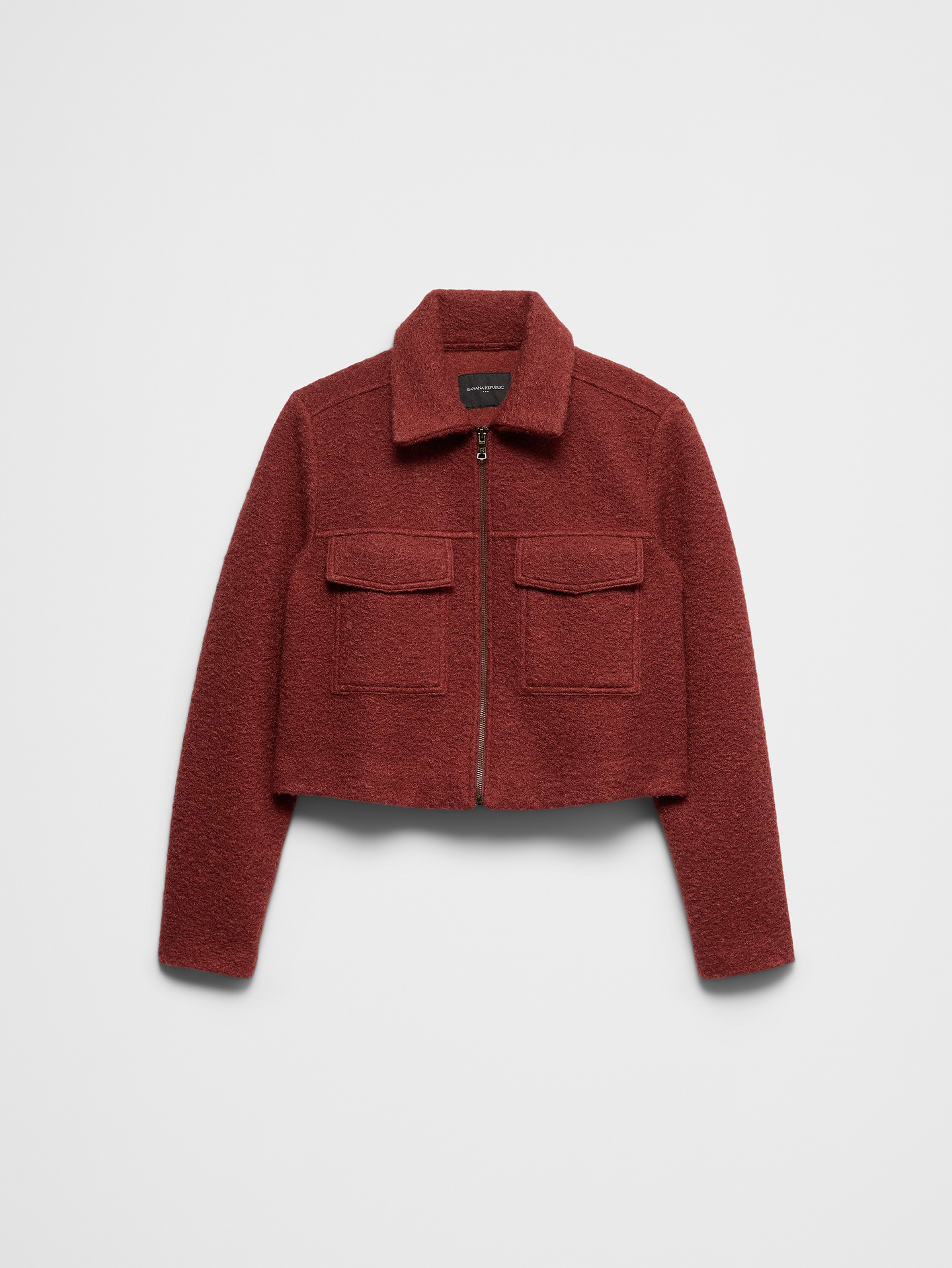 Image 4 of 6, Boucle Cropped Jacket