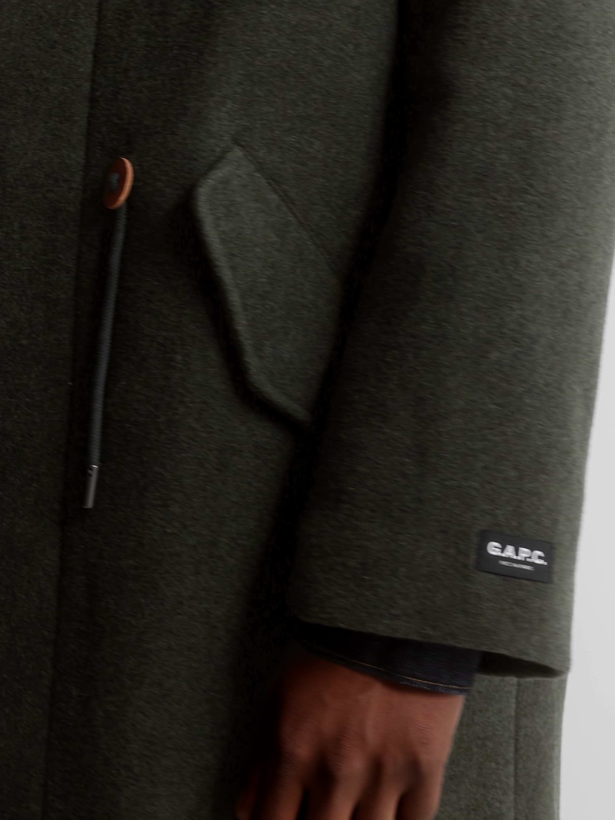 Gap × A.P.C. Oversized Wool-Blend Parka | Gap