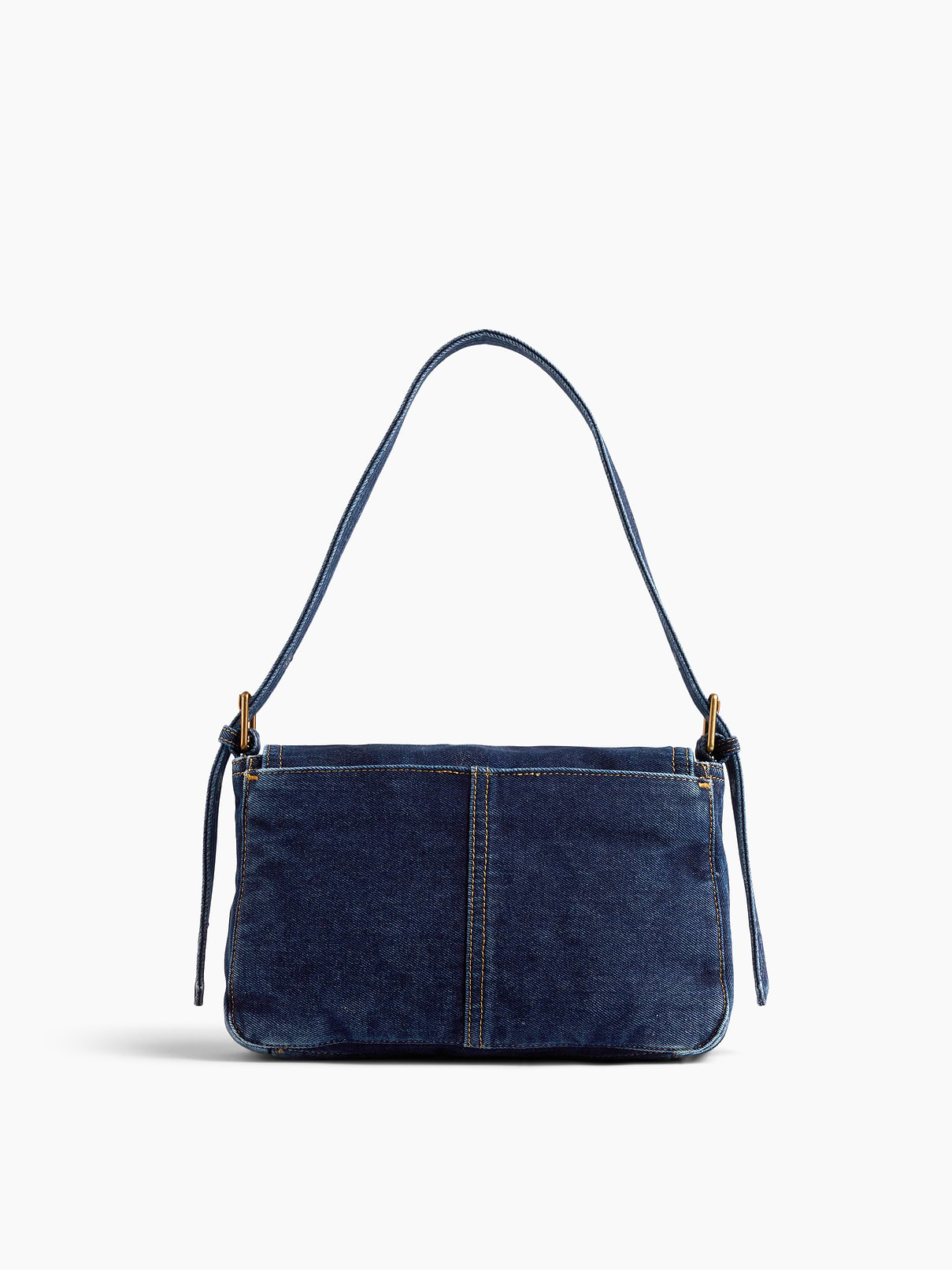 Image 4 of 8, Denim Envelope Bag