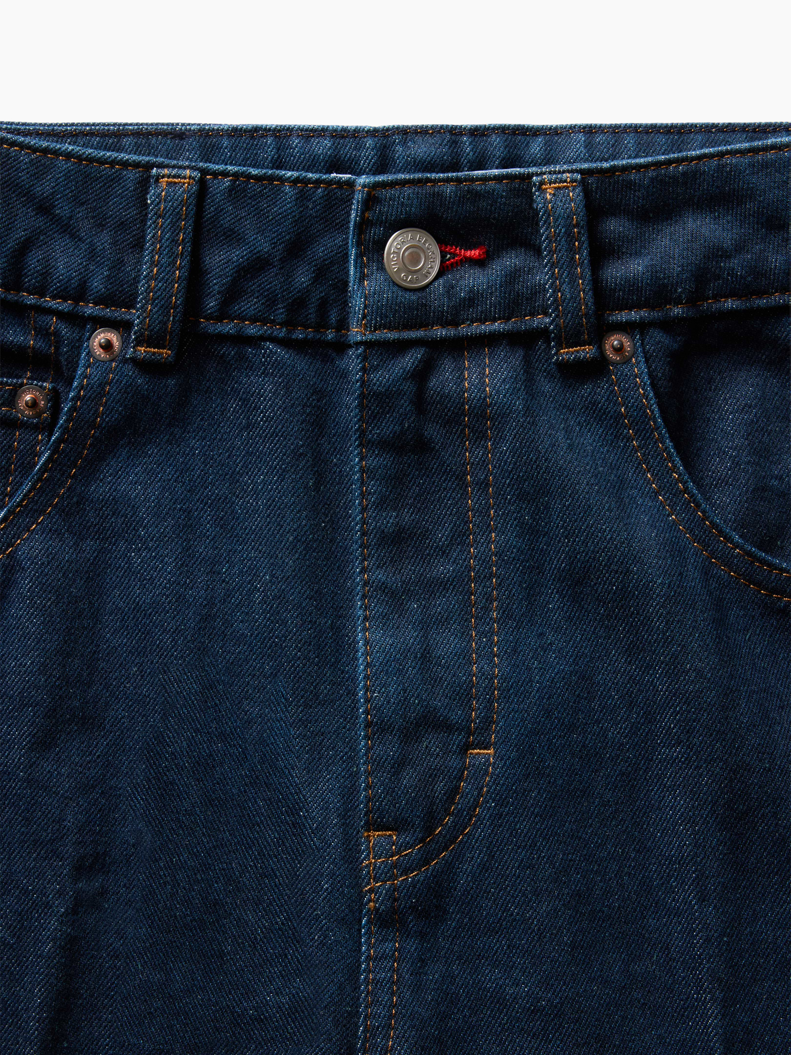 Image 7 of 9, Gap × Victoria Beckham High Rise Straight Jeans, Cardmember Early Access