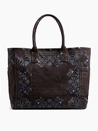 Image 1 of 6, Soft, lightweight cotton canvas tote bag., Worn over the shoulder, elbow, or handheld., Shoulder straps at top., Bridge snap closure., Three outer slip pockets., Inner slip pocket., Laptop Friendly: up to 15"., Explore our GapBag Collection ., Product #1181524