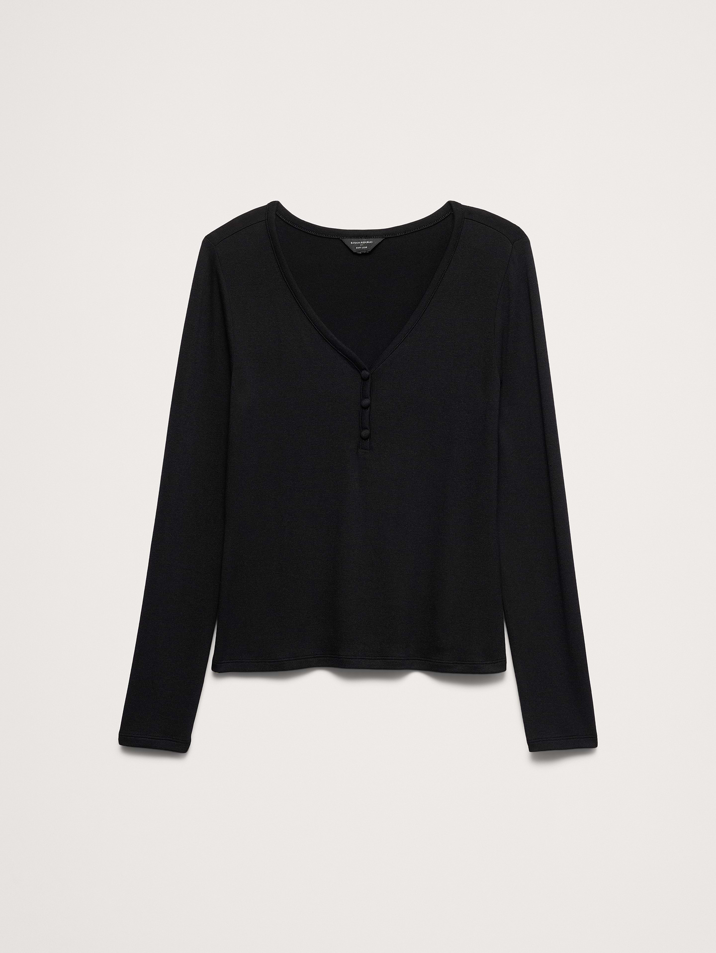 Image 4 of 4, Soft Luxe Henley Top
