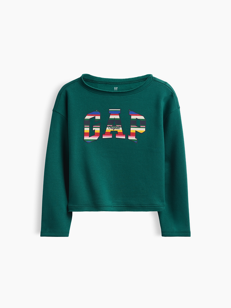 Image 6 of 6, Kids VintageSoft Rollneck Logo Sweatshirt