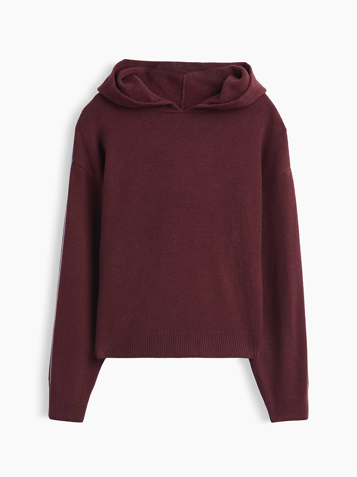Image 3 of 3, CashSoft Relaxed Sweater Hoodie