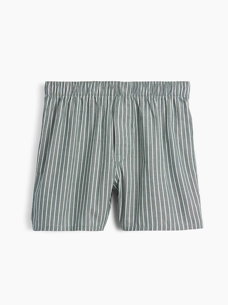 Image 1 of 2, Soft cotton poplin boxer brief underwear., Elasticized waist., Product #796309