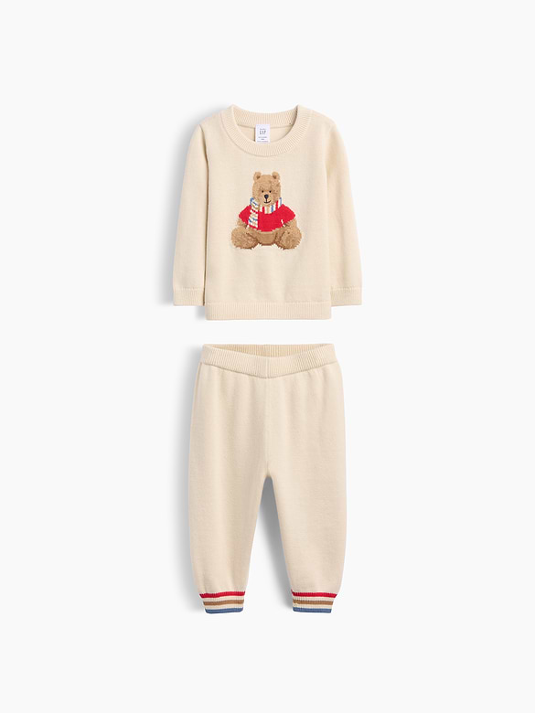 Baby Brannan Bear Sweater Outfit Set