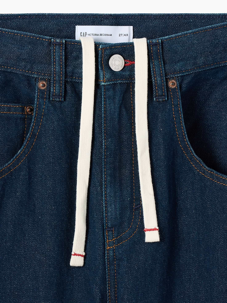 Image 6 of 10, Gap × Victoria Beckham Low Slung Baggy Jeans