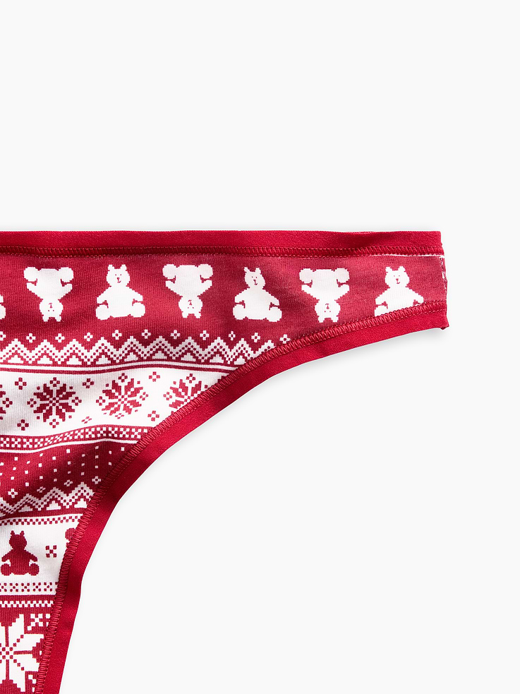 Image 3 of 5, SoftMade Organic Stretch Cotton Thong