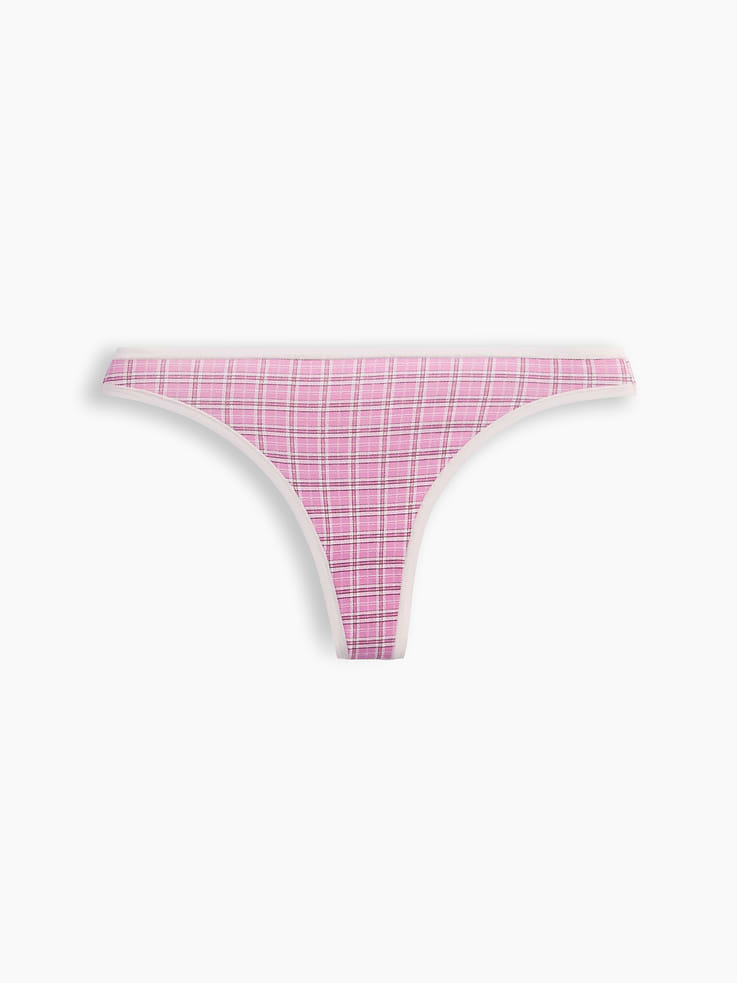 Image 4 of 5, SoftMade Organic Stretch Cotton Thong