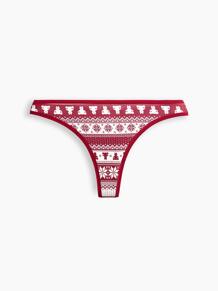 Image 4 of 5, SoftMade Organic Stretch Cotton Thong