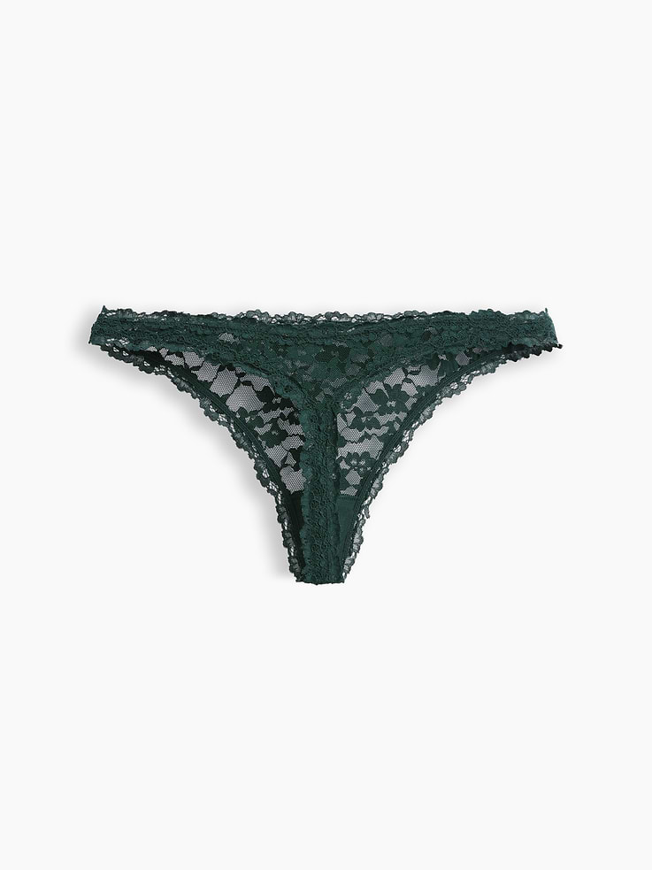 Image 6 of 6, Lace Thong