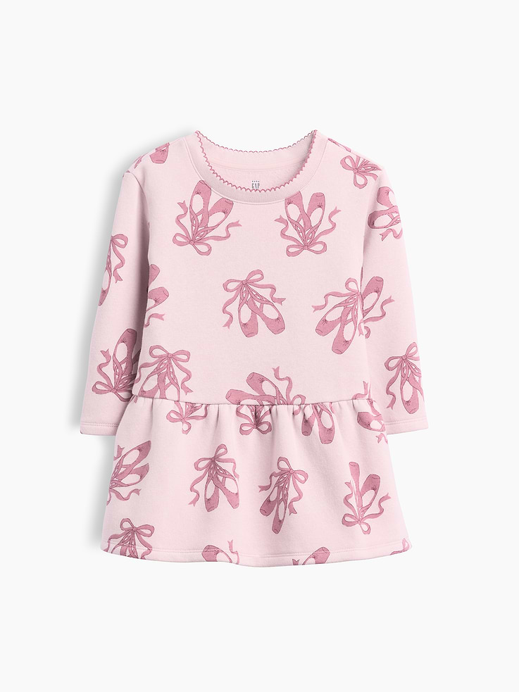 Image 2 de 3, Robe en coton ouaté pour Bébé et Toute-petite
