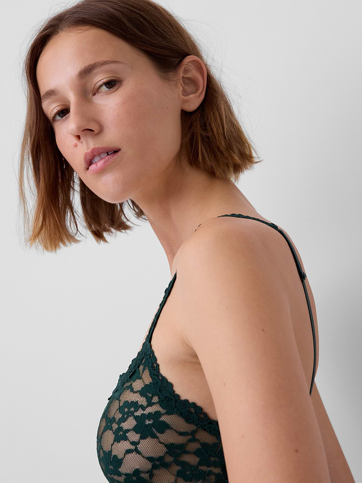 Image 3 of 7, Textured Lace Bralette