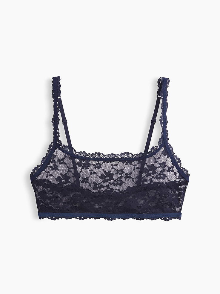 Image 6 of 7, Textured Lace Bralette