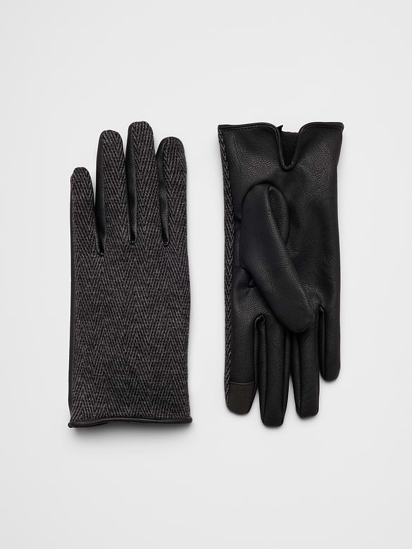 Vegan Leather Gloves