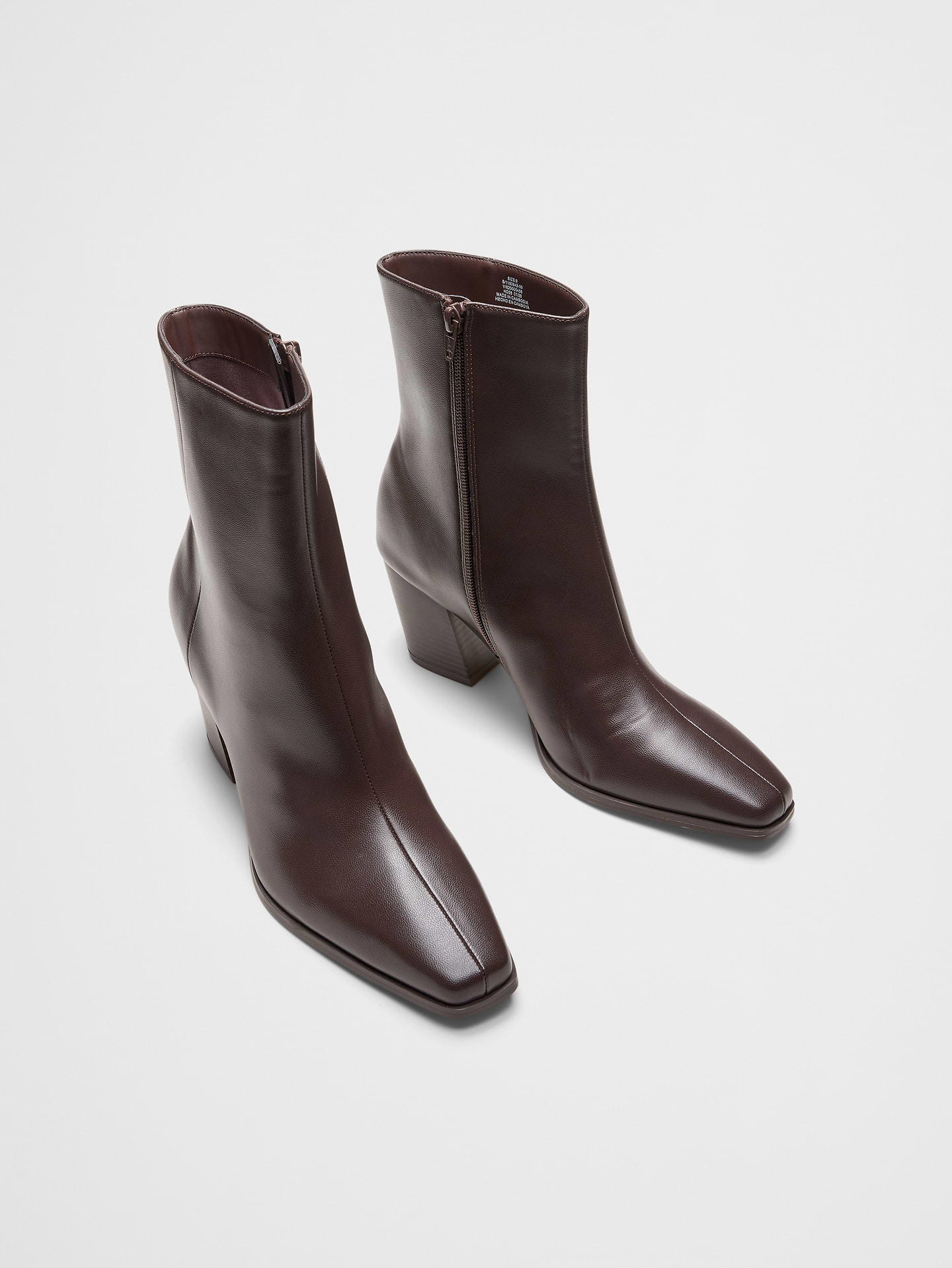 Image 2 of 5, Vegan Leather Mid Shaft Bootie
