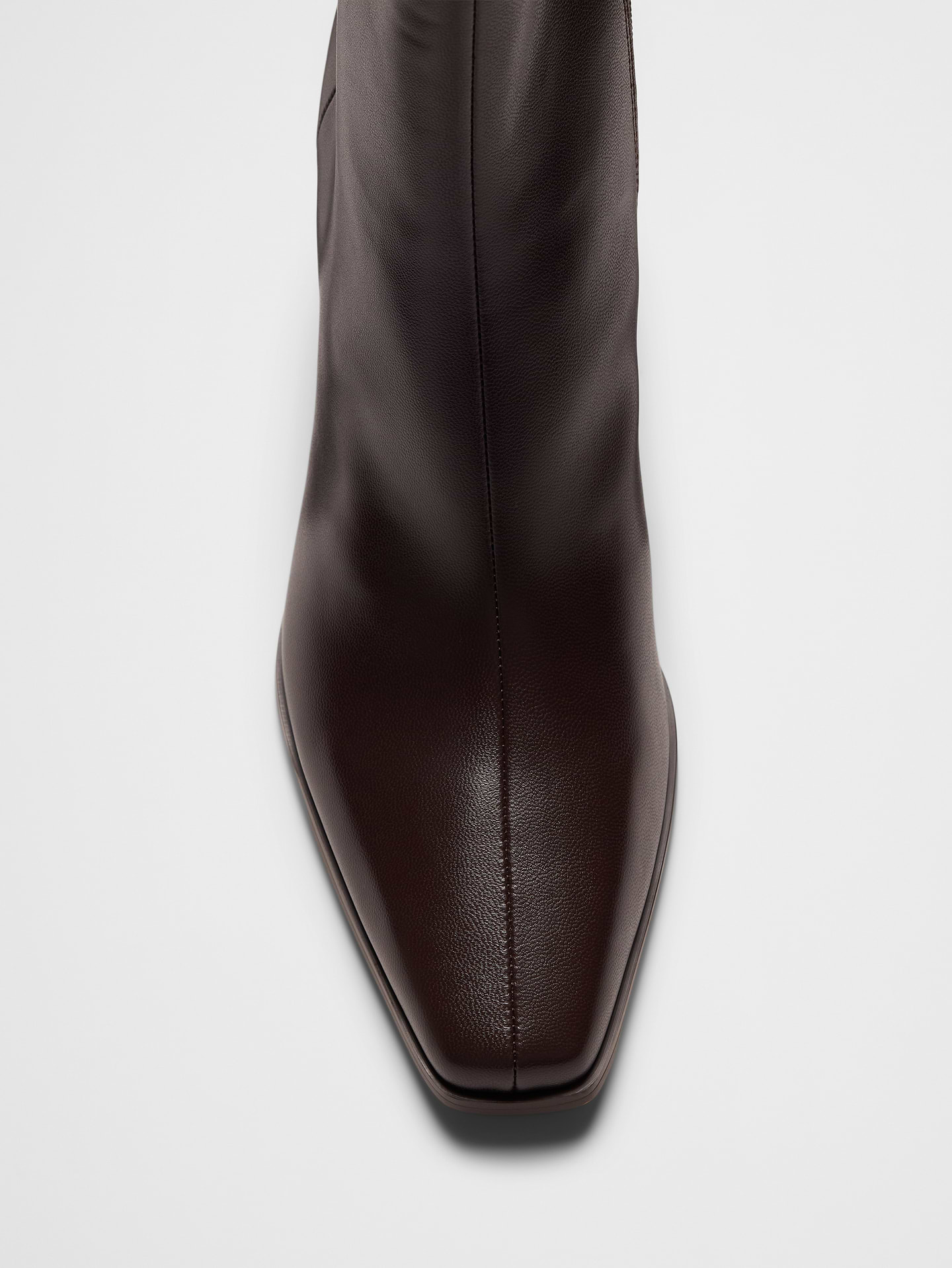 Image 4 of 5, Vegan Leather Mid Shaft Bootie