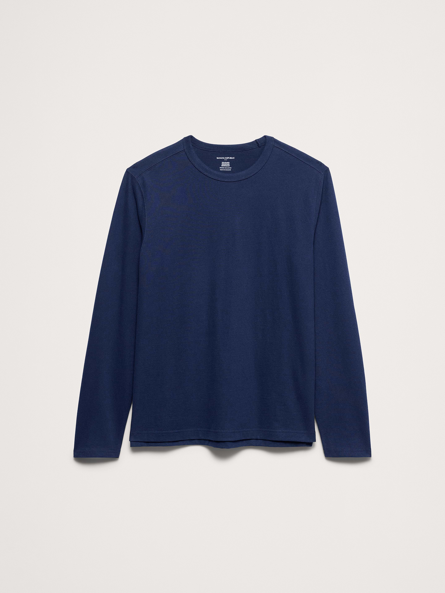 Image 4 of 4, Brushed Midweight Long-Sleeve T-Shirt