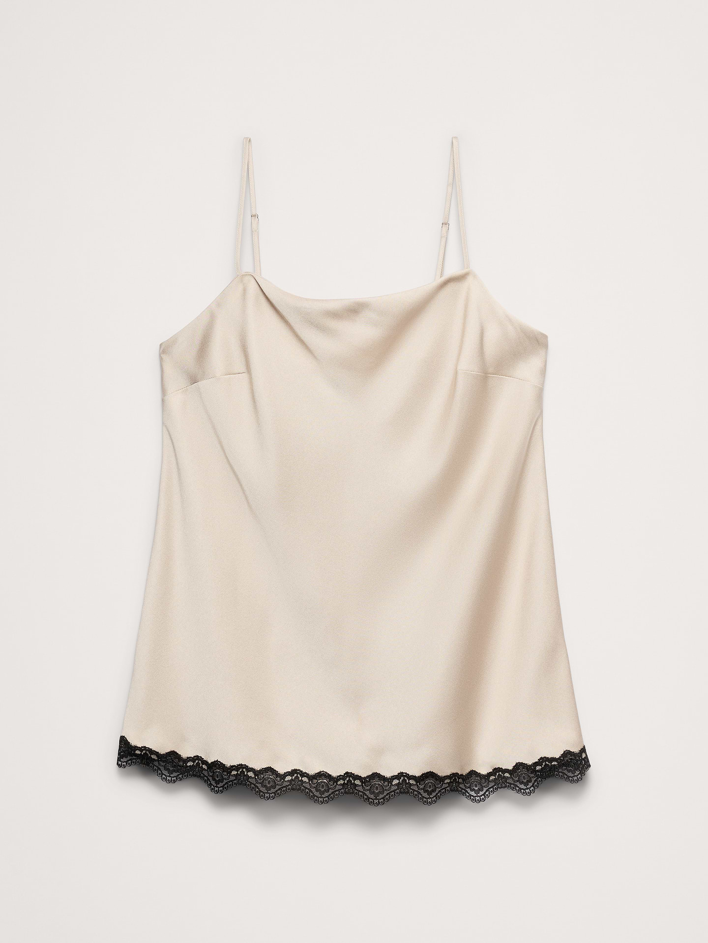 Image 4 of 5, Satin Lace Camisole