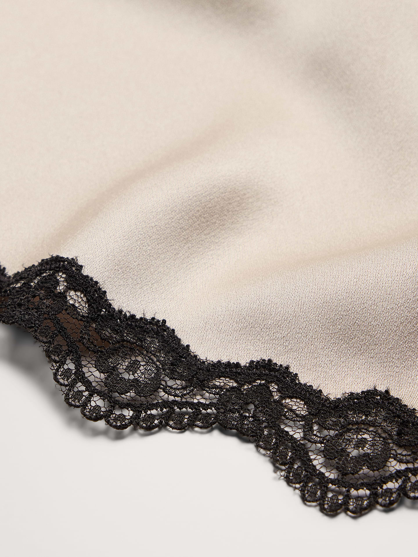 Image 5 of 5, Satin Lace Camisole