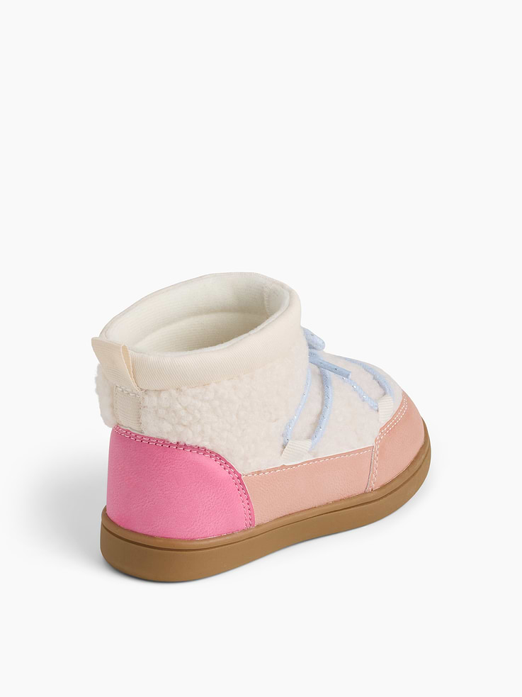 Image 3 of 5, Toddler Sherpa Snow Boots
