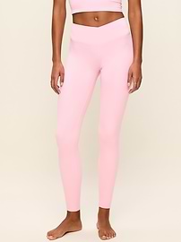 Image 3 of 3, Crossover-Waist StudioSmooth Full-Length Legging, View product video