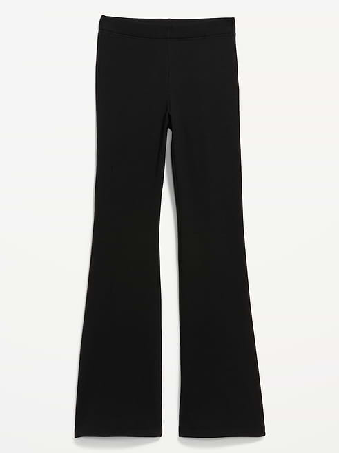 Image 3 de 3, Legging évasé à taille haute à doublure en molleton