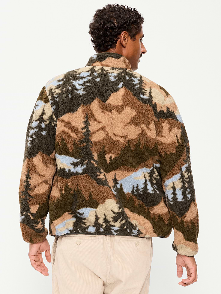 Image 2 of 5, Sherpa Full-Zip Jacket