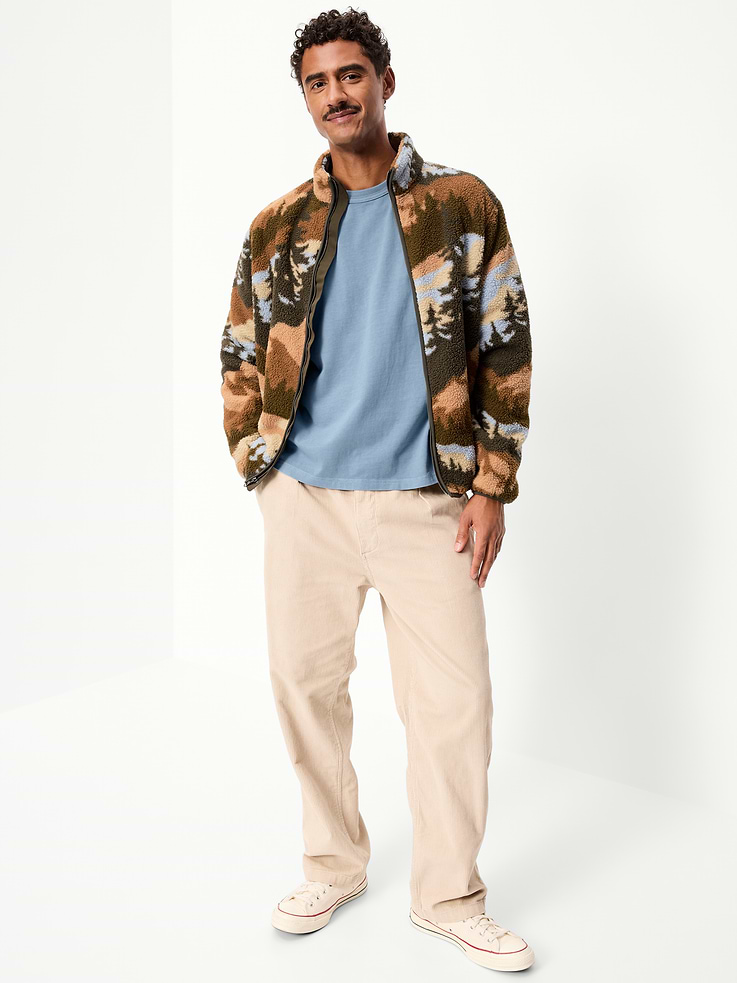 Image 3 of 5, Sherpa Full-Zip Jacket