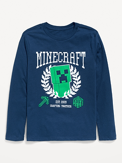 Image 1 of 1, crew neck, long sleeves, licensed graphic, ©2026 Mojang AB. All Rights Reserved. Minecraft, the Minecraft logo and the Mojang Studios logo are trademarks of the Microsoft group of companies., Product #1181850