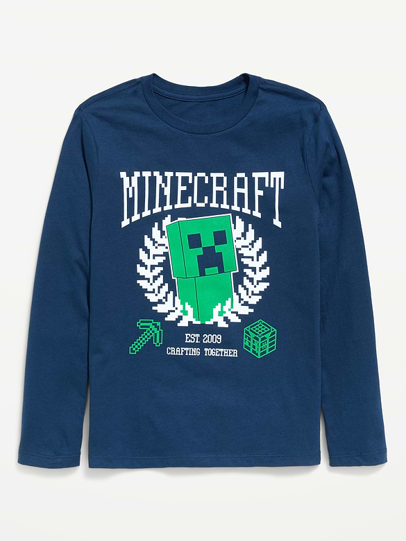 Minecraft™ Gender-Neutral Graphic T-Shirt for Kids