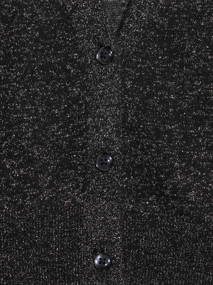 Image 6 of 6, Shine V-Neck Cropped Cardigan